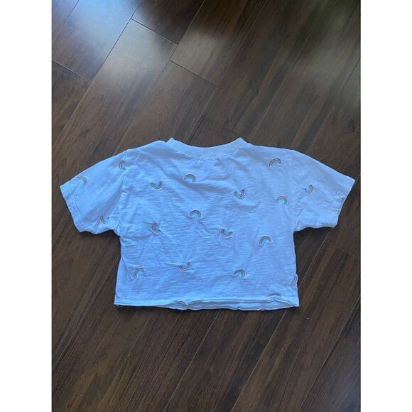 Honey Punch S rainbow embroidered crop top - Picture 3 of 7